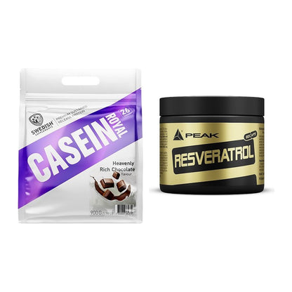 Basis-Set: Swedish Supplements Casein Royal + Peak Resveratrol – alle enthaltenen Artikel