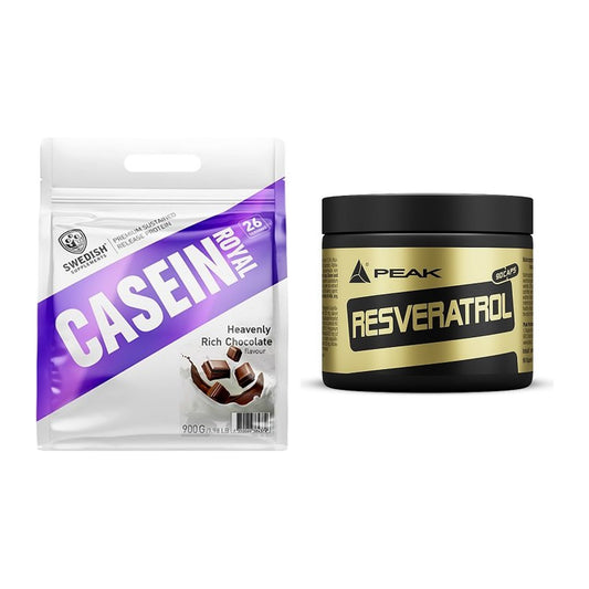 Basis-Set: Swedish Supplements Casein Royal + Peak Resveratrol – alle enthaltenen Artikel