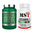 Basis-Set: Scitec Whey Isolate + MST Vitamin C 1000 + Zinc 100 – alle enthaltenen Artikel