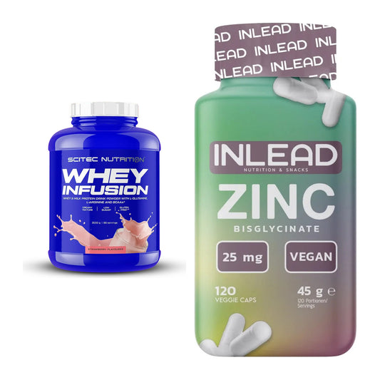 Basis-Set: Scitec Whey Infusion + INLEAD Zink Bisglycinate – alle enthaltenen Artikel