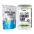 Basis-Set: BioTech 100% Pure Whey + Sinob All Day Every Day 30 Serv. – alle enthaltenen Artikel