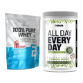 Basis-Set: BioTech 100% Pure Whey + Sinob All Day Every Day 30 Serv. – alle enthaltenen Artikel