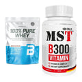 Basis-Set: BioTech 100% Pure Whey + MST B300 B-Complex 100 Pills – alle enthaltenen Artikel