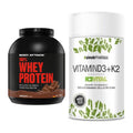 Basis-Set: Body Attack 100% Whey Protein + Sinob Vitamin D3 + K2 – alle enthaltenen Artikel
