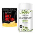 Basis-Set: Body Attack 100% Whey Protein + Sinob Vitamin D3 + K2 – alle enthaltenen Artikel