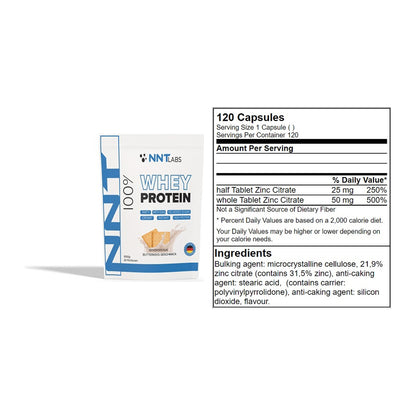 Basis-Set: NNT Whey + GN Zinc Citrate 120 Tabl. – alle enthaltenen Artikel