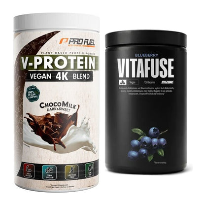 Basis-Set: ProFuel V-PROTEIN vegan 4K blend + Big Zone Vitafuse – alle enthaltenen Artikel