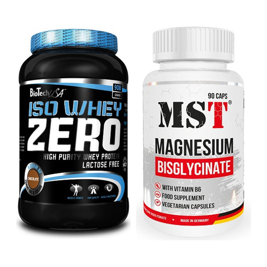 Basis-Set: BioTech Iso Whey Zero + MST Magnesium Bisglycinat – alle enthaltenen Artikel