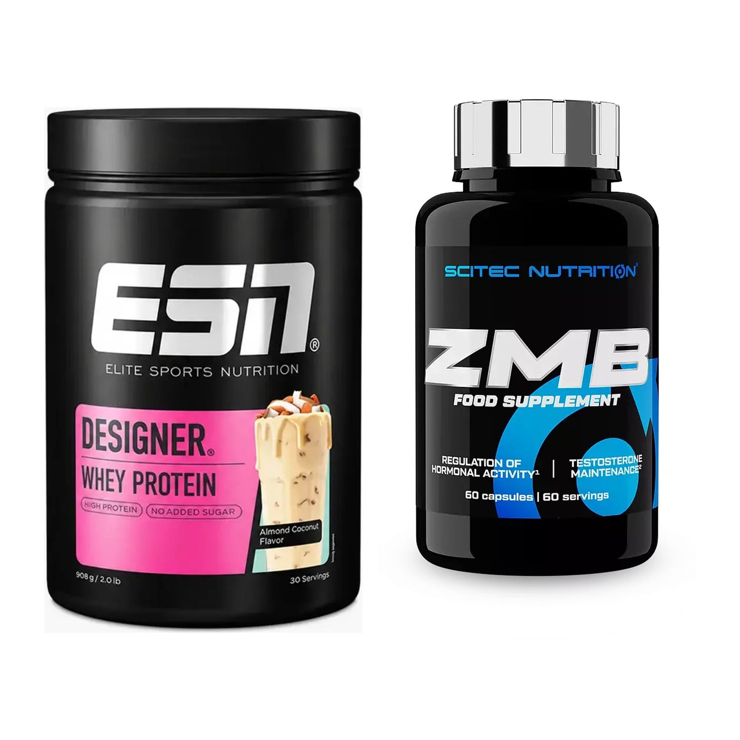 Basis-Set: ESN Designer Whey + Scitec ZMB – alle enthaltenen Artikel
