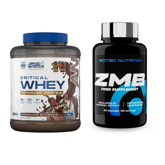 Basis-Set: Applied Nutrition Critical Whey + Scitec ZMB – alle enthaltenen Artikel