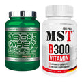 Basis-Set: Scitec Whey Isolate + MST B300 B-Complex 100 Pills – alle enthaltenen Artikel
