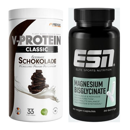 Basis-Set: ProFuel VEGAN PROTEIN + ESN Magnesium Bisglycinate – alle enthaltenen Artikel
