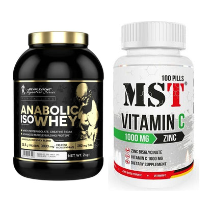 Basis-Set: Kevin Levrone Anabolic Iso + MST Vitamin C 1000 + Zinc – alle enthaltenen Artikel