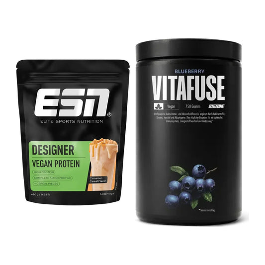 Basis-Set: ESN Designer Vegan Protein + Big Zone Vitafuse – alle enthaltenen Artikel