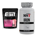 Basis-Set: ESN Designer Whey + MST Iron Bisglycinate – alle enthaltenen Artikel