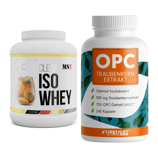 Basis-Set: MST Iso Clear + ProFuel OPC Traubenkernextrakt – alle enthaltenen Artikel