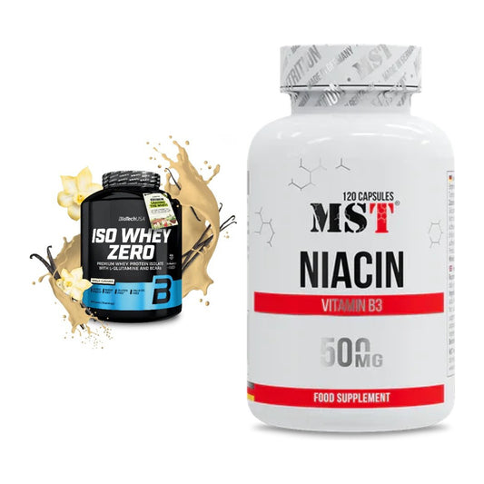 Basis-Set: BioTech Iso Whey Zero + MST Niacin – alle enthaltenen Artikel