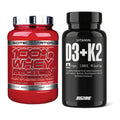 Basis-Set: Scitec 100% Whey Professional + Big Zone Vitamin D3 + K2 – alle enthaltenen Artikel
