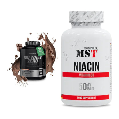 Basis-Set: BioTech Iso Whey Zero Black + MST Niacin – alle enthaltenen Artikel