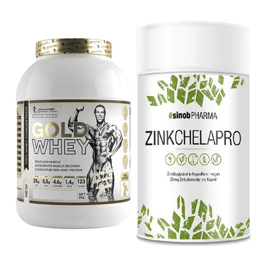 Basis-Set: Kevin Levrone Gold Whey + Sinob Zink Chelapro – alle enthaltenen Artikel