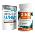 Basis-Set: BioTech 100% Pure Whey + ProFuel Zink Bisclycinat – alle enthaltenen Artikel