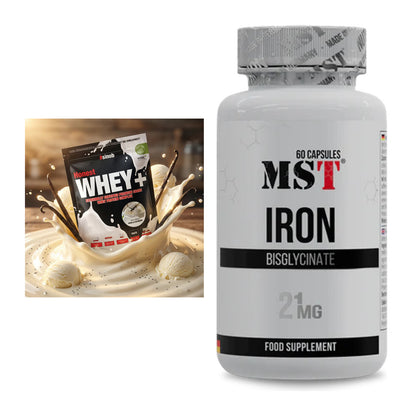 Basis-Set: Sinob Honest Whey+ + MST Iron Bisglycinate – alle enthaltenen Artikel