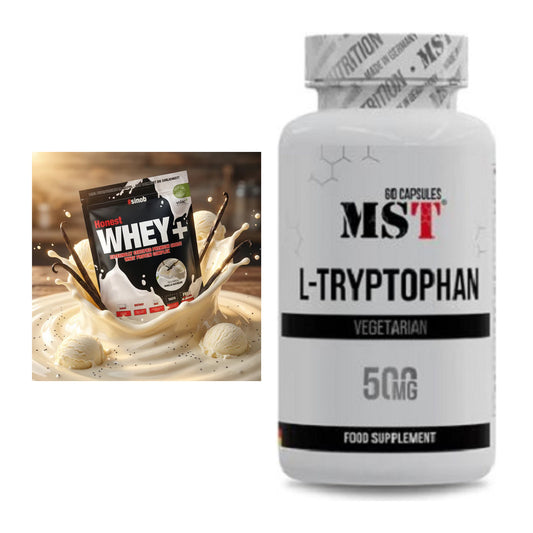 Basis-Set: Sinob Honest Whey+ + MST Tryptophan 500mg – alle enthaltenen Artikel