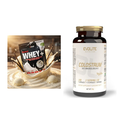 Basis-Set: Sinob Honest Whey+ + Evolite Nutrition Colostrum 30% – alle enthaltenen Artikel