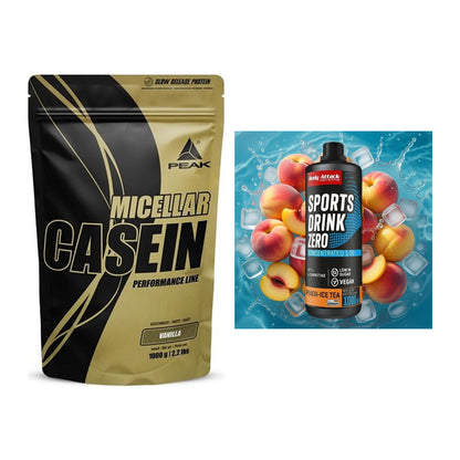Basis-Set: Peak Micellar Casein + Body Attack Sports Drink Zero – alle enthaltenen Artikel