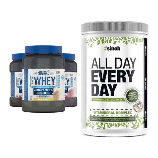 Basis-Set: Applied Nutrition Critical + Sinob All Day Every Day 30 – alle enthaltenen Artikel