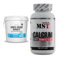 Basis-Set: BioTech 100% Pure Whey + MST Calcium Citrate D3 + K2Vital – alle enthaltenen Artikel