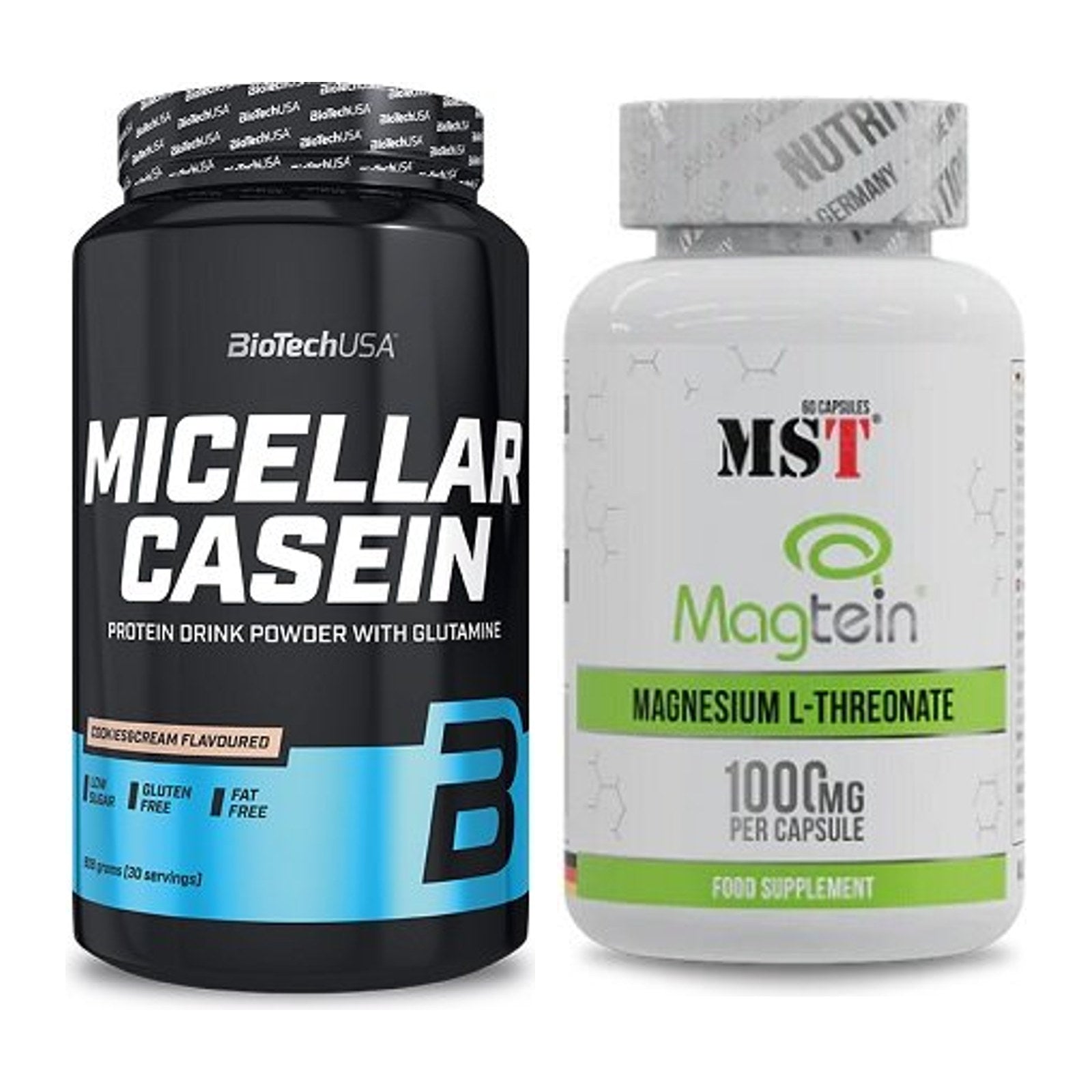 Basis-Set: BioTech Micellar Casein + MST Magnesium L-Threonate Magtein – alle enthaltenen Artikel