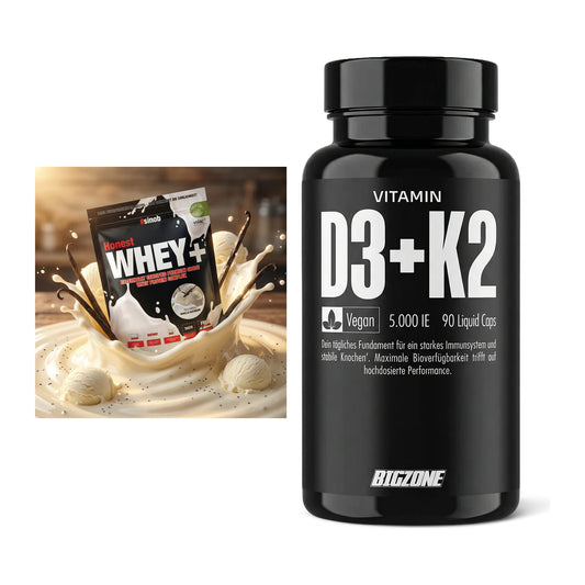 Basis-Set: Sinob Honest Whey+ + Big Zone Vitamin D3 + K2 – alle enthaltenen Artikel