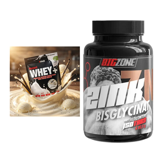 Basis-Set: Sinob Honest Whey+ + Big Zone Zink Bisglycinat – alle enthaltenen Artikel
