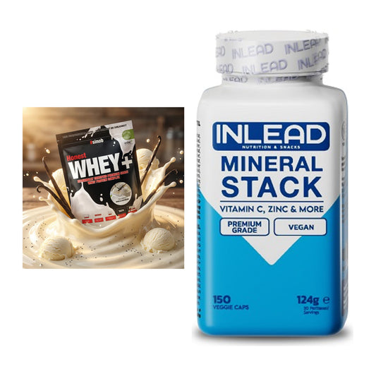 Basis-Set: Sinob Honest Whey+ + INLEAD Mineral Stack – alle enthaltenen Artikel