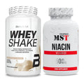 Basis-Set: BioTech Whey Shake + MST Niacin – alle enthaltenen Artikel