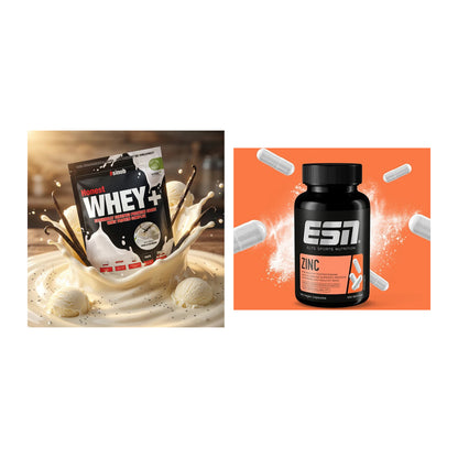 Basis-Set: Sinob Honest Whey+ + ESN Zinc – alle enthaltenen Artikel