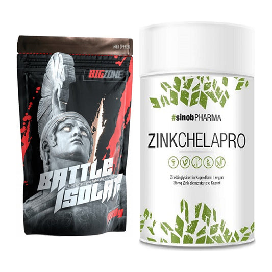 Basis-Set: Big Zone Battle Isolate + Sinob Zink Chelapro – alle enthaltenen Artikel