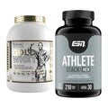 Basis-Set: Kevin Levrone Gold Whey + ESN Athlete Stack:MEN – alle enthaltenen Artikel
