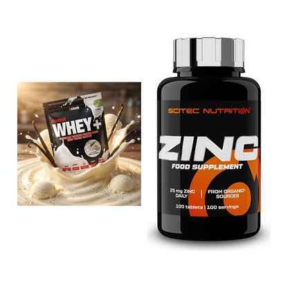 Basis-Set: Sinob Honest Whey+ + Scitec Zinc – alle enthaltenen Artikel