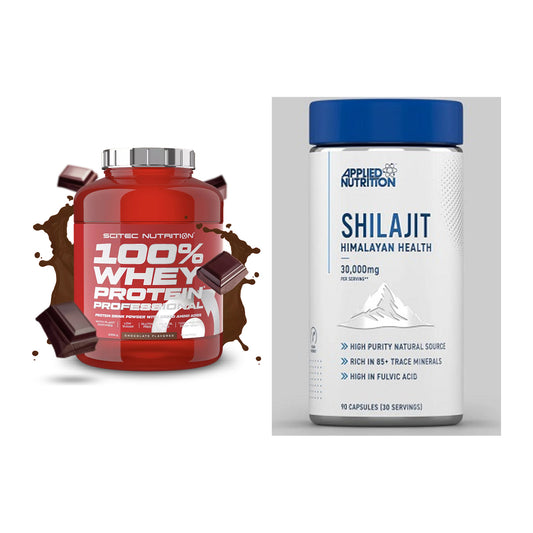Basis-Set: Scitec 100% Whey Professional + Applied Nutrition Shilajit – alle enthaltenen Artikel