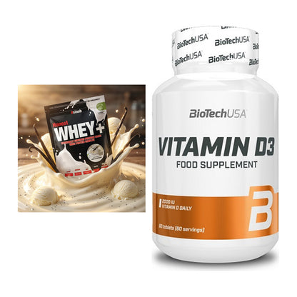 Basis-Set: Sinob Honest Whey+ + BioTech Vitamin D3 – alle enthaltenen Artikel