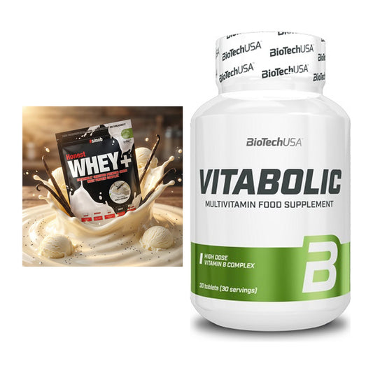 Basis-Set: Sinob Honest Whey+ + BioTech Vitabolic 30 Tabl. – alle enthaltenen Artikel
