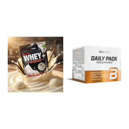 Basis-Set: Sinob Honest Whey+ + BioTech Daily Packs 30 Packs – alle enthaltenen Artikel