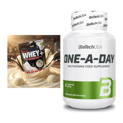 Basis-Set: Sinob Honest Whey+ + BioTech One A Day 100 Tabl. – alle enthaltenen Artikel