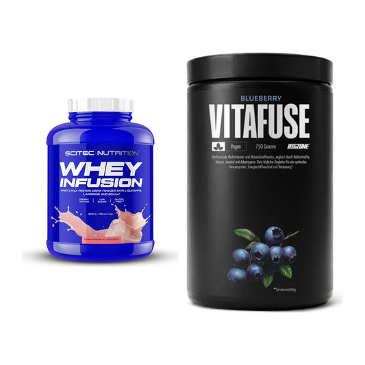 Basis-Set: Scitec Whey Infusion + Big Zone Vitafuse – alle enthaltenen Artikel