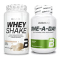 Basis-Set: BioTech Whey Shake + BioTech One A Day 100 Tabl. – alle enthaltenen Artikel