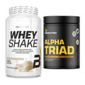Basis-Set: BioTech Whey Shake + Dedicated Alpha Triad 180 Tabl. – alle enthaltenen Artikel