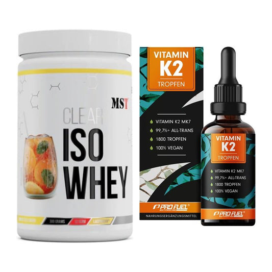 Basis-Set: MST Iso Clear + ProFuel Vitamin K2 (1800 Tropfen) – alle enthaltenen Artikel