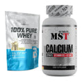 Basis-Set: BioTech 100% Pure Whey + MST Calcium Citrate D3 + K2Vital – alle enthaltenen Artikel